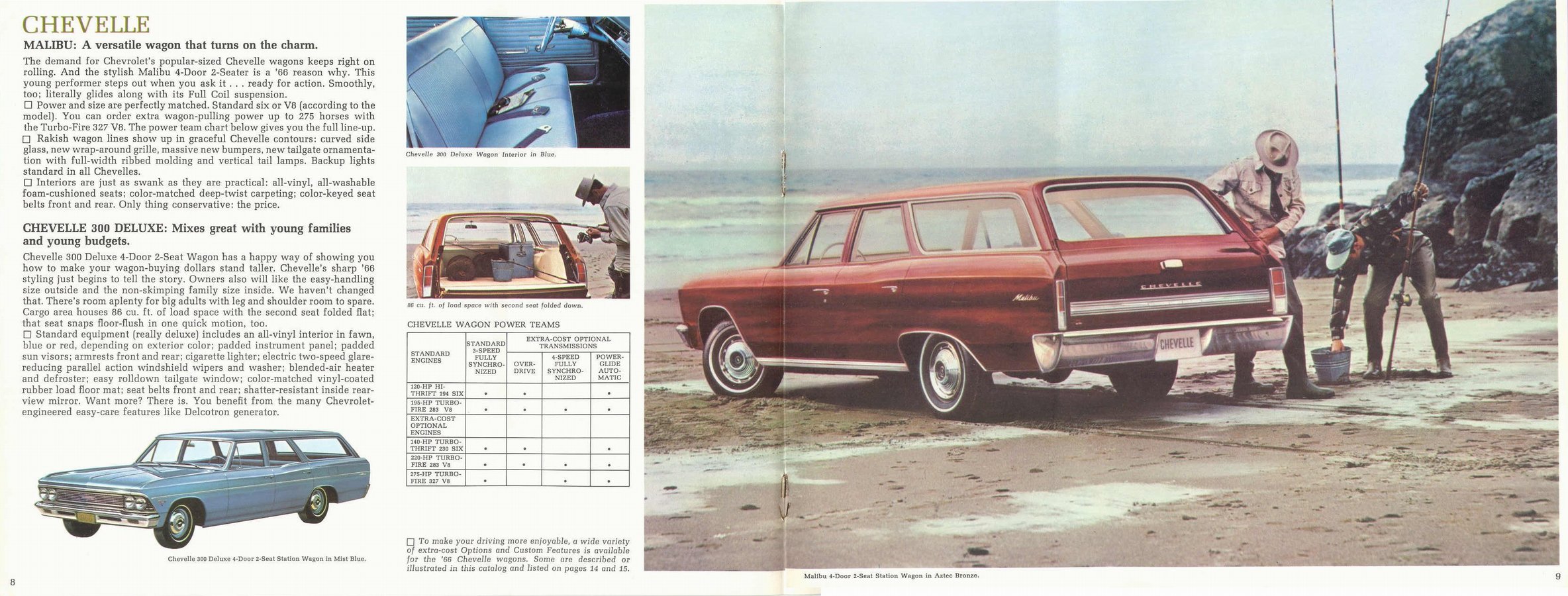 1966 Chevrolet Wagons Brochure Page 11